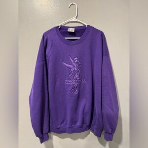 Disney Purple Tinkerbell Crew Neck Sweater